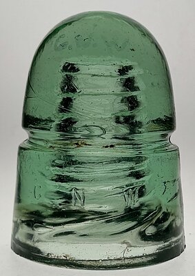 CD 143 G.N.W. Light Green. Beautiful old insulator