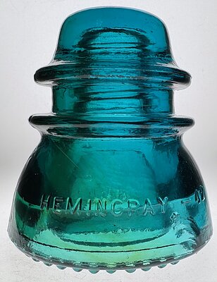 CD 154 HEMINGRAY Hemingray Blue/Green Two Tone